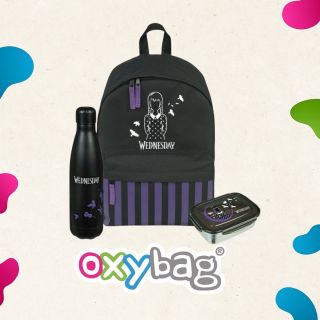 👧🖤 Wednesday rajongók figyelem! Megérkezett a 3 részes Wednesday szett – hátizsákkal, uzsonnás dobozzal és termosz...