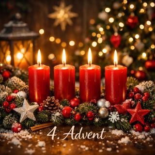 🕯️🕯️🕯️🕯️ Meggyulladt a negyedik adventi gyertya is. A szeretet fénye már egészen közel van. Áldott, békés 4. adventi...