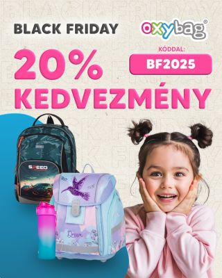 💥 Itt van, megérkezett a Black Friday az Oxybagnál! 💥 Egész héten 20% kedvezménnyel vásárolhat iskolai felszerelést. Akár...