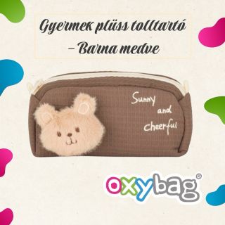 🧸 Gyermek plüss tolltartó – Barna medve 🧸 Egy tolltartó, amit a gyerekek az első pillanattól imádni fognak! Puha, plüss...